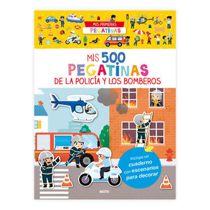 500 PEGATINAS POLICIAS Y BOMBERO