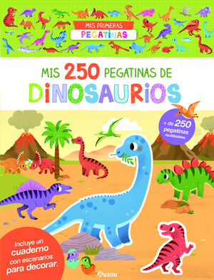 250 PEGATINAS DINOSAURIOS. AUZOU