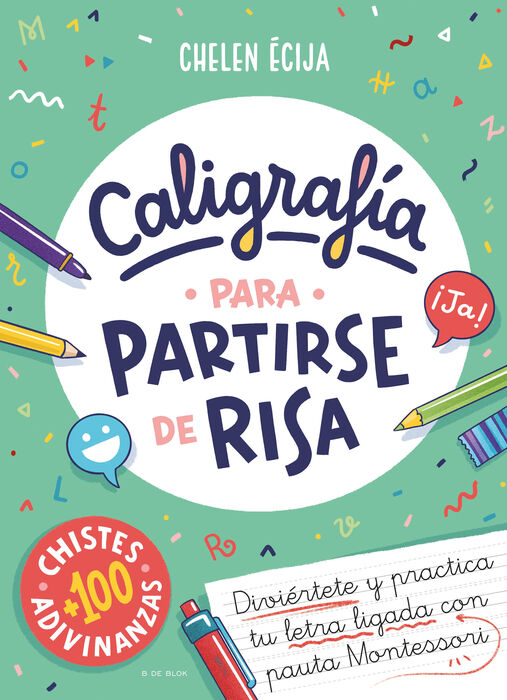 Caligrafía Montessori Cuaderno 10: Mejora trazos y escritura